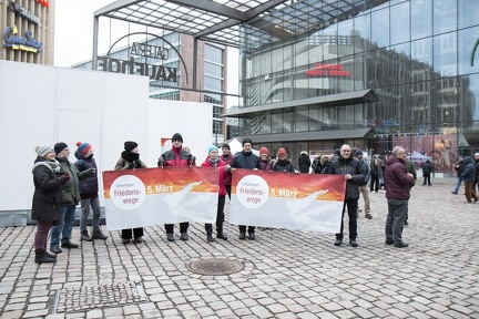 Ankunft der Friedenswege